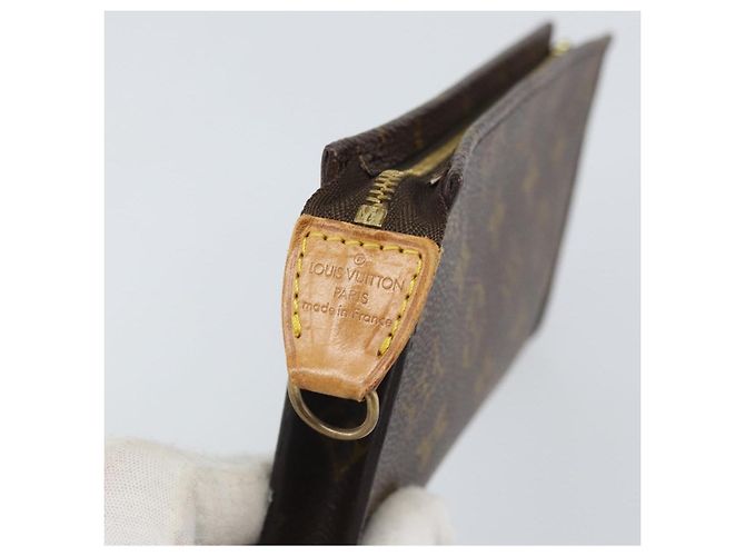 LOUIS VUITTON Pochette Bucket Monogram GM Accessorio LV Auth ep13092 Monogramma - vista 8