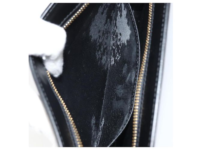 LOUIS VUITTON Pochette Uomo Epi Borsa Clutch Nera M52522 LV Auth 171613 Nero - vista 10