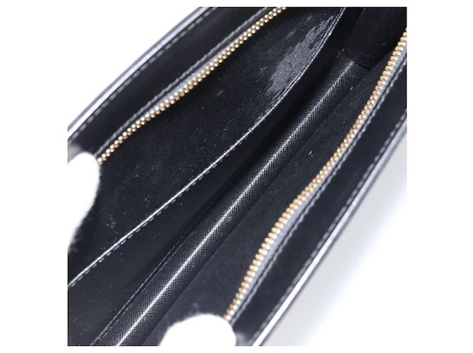 LOUIS VUITTON Pochette Uomo Epi Borsa Clutch Nera M52522 LV Auth 171613 Nero - vista 9