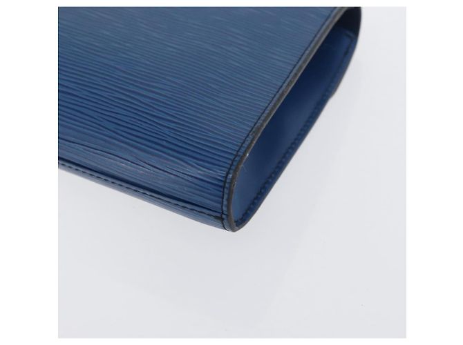 LOUIS VUITTON Clutch Art Déco Epi Blu M52635 LV Auth 171813 - vista 16