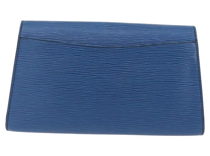 LOUIS VUITTON Clutch Art Déco Epi Blu M52635 LV Auth 171813 - vista 2