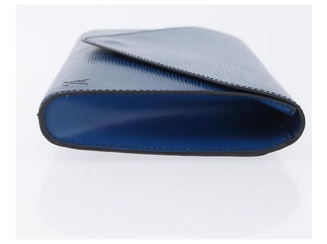 LOUIS VUITTON Clutch Art Déco Epi Blu M52635 LV Auth 171813 - vista 3