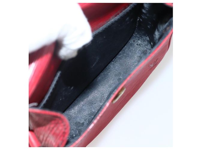 LOUIS VUITTON Borsa a Spalla Epi Saint Cloud PM Rossa M52217 LV Auth 171556 Rosso - vista 10