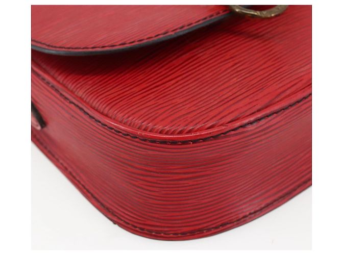 LOUIS VUITTON Borsa a Spalla Epi Saint Cloud PM Rossa M52217 LV Auth 171556 Rosso - vista 15