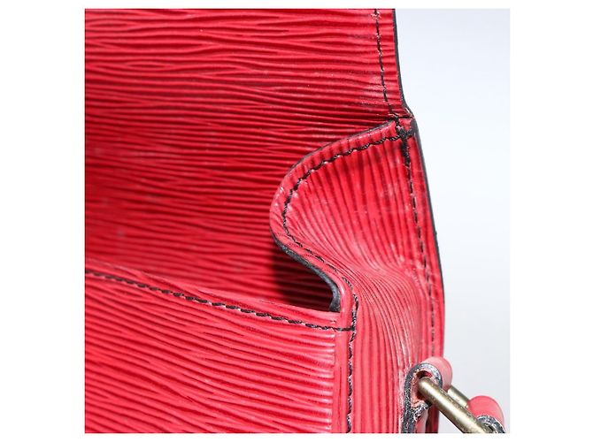 LOUIS VUITTON Borsa a Spalla Epi Saint Cloud PM Rossa M52217 LV Auth 171556 Rosso - vista 20