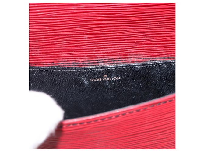 LOUIS VUITTON Borsa a Spalla Epi Saint Cloud PM Rossa M52217 LV Auth 171556 Rosso - vista 21