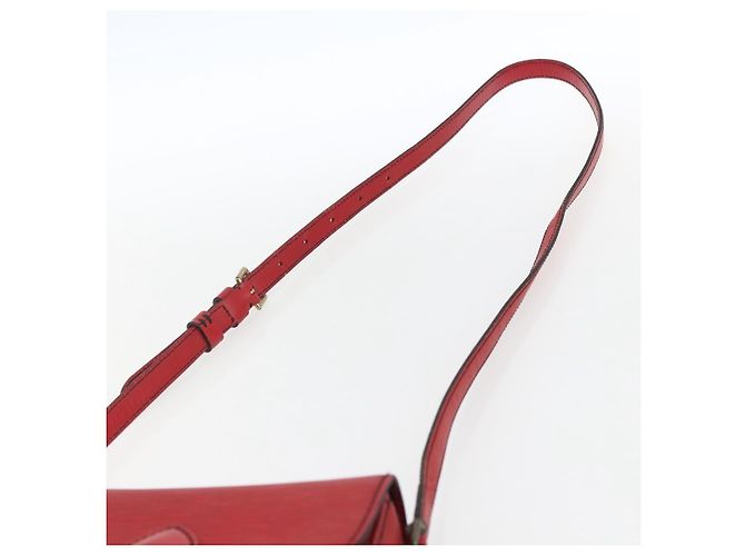 LOUIS VUITTON Borsa a Spalla Epi Saint Cloud PM Rossa M52217 LV Auth 171556 Rosso - vista 8