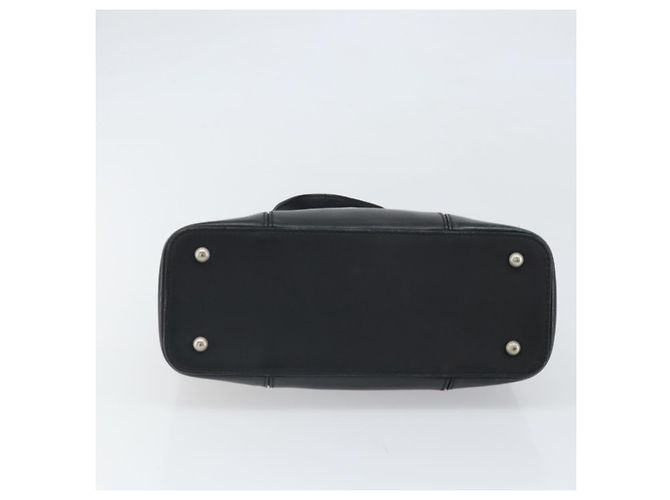 Borsa a mano in pelle nera e argento autentica BA10370 di BURBERRY Nero - vista 5