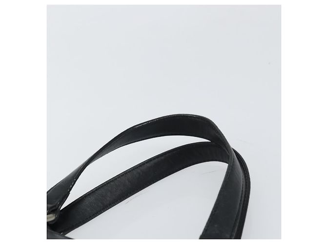 Borsa a mano in pelle nera e argento autentica BA10370 di BURBERRY Nero - vista 8