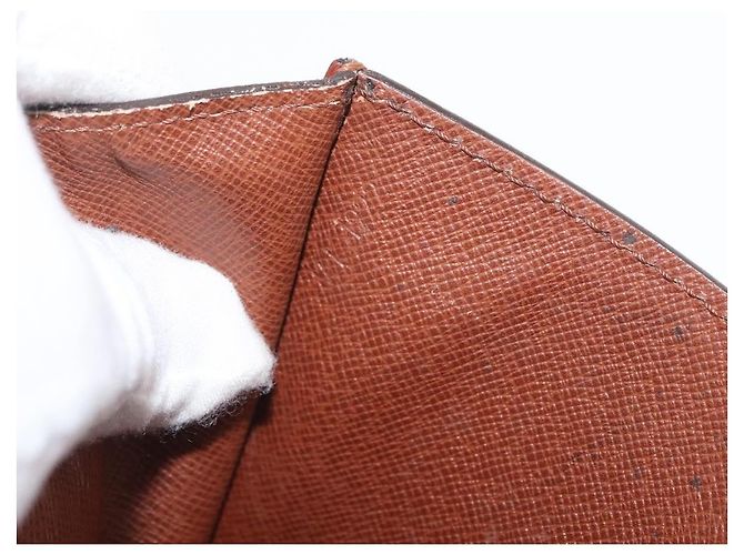 LOUIS VUITTON Borsa a Mano Epi Monceau 28 Marrone M52123 LV Auth 170765 - vista 12