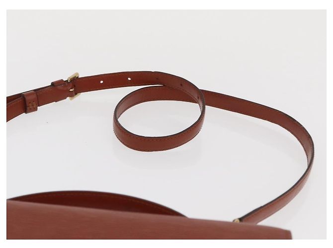 LOUIS VUITTON Borsa a Mano Epi Monceau 28 Marrone M52123 LV Auth 170765 - vista 15