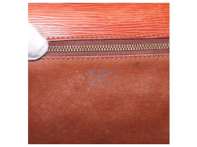 LOUIS VUITTON Borsa a Mano Epi Monceau 28 Marrone M52123 LV Auth 170765 - vista 21