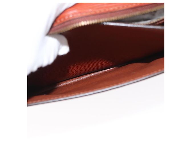 LOUIS VUITTON Borsa a Mano Epi Monceau 28 Marrone M52123 LV Auth 170765 - vista 25