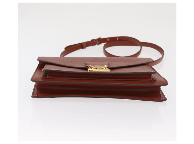 LOUIS VUITTON Borsa a Mano Epi Monceau 28 Marrone M52123 LV Auth 170765 - vista 5