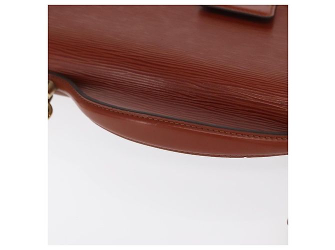 LOUIS VUITTON Borsa a Mano Epi Monceau 28 Marrone M52123 LV Auth 170765 - vista 7
