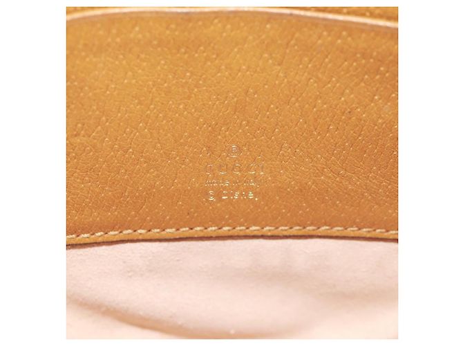 Gucci Zaino Disney Micro GG Supreme in PVC beige e oro 603730 Auth 159823M D'oro - vista 20