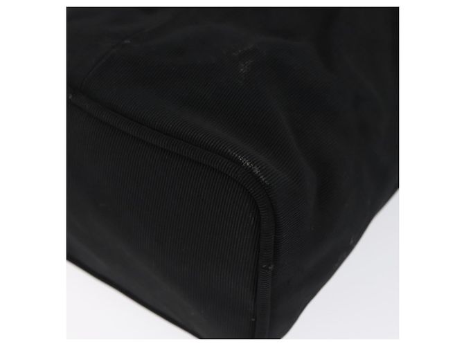 Borsa a Spalla Salvatore Ferragamo Nylon Nero Oro Auth BA10654 D'oro - vista 10