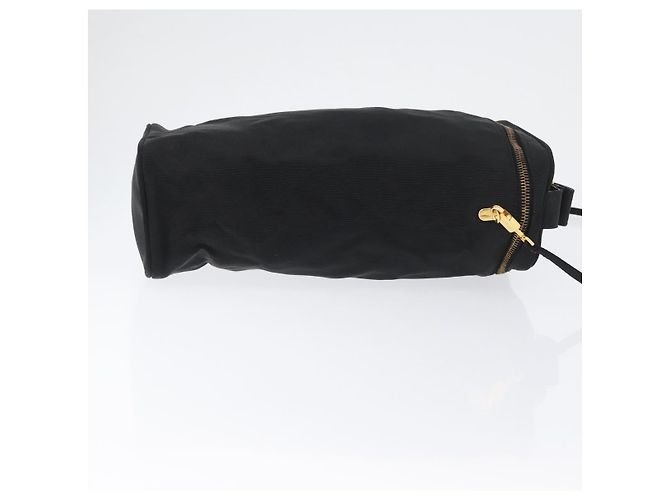 Borsa a Spalla Salvatore Ferragamo Nylon Nero Oro Auth BA10654 D'oro - vista 3