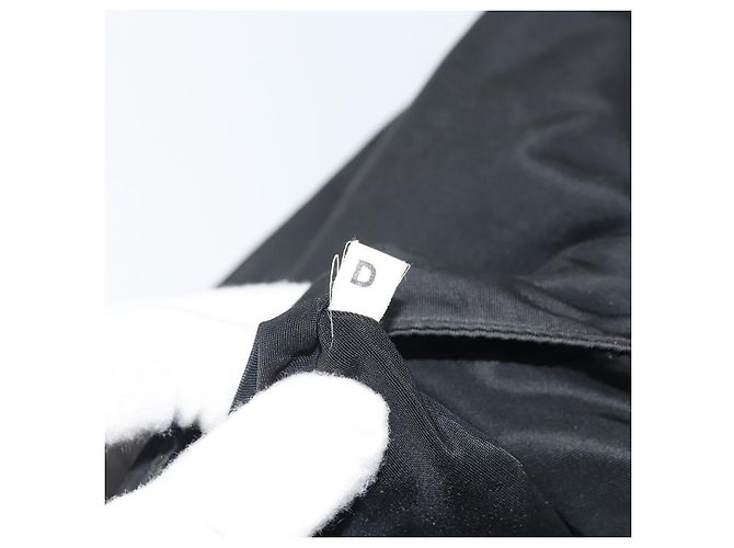 Prada Tote Bag aus schwarzem Nylon mit Silber authentisch bs33240 - Ansicht 10