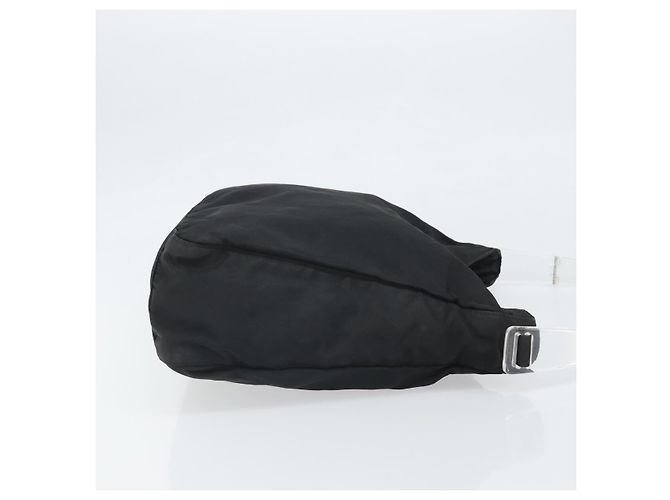 Prada Tote Bag aus schwarzem Nylon mit Silber authentisch bs33240 - Ansicht 3