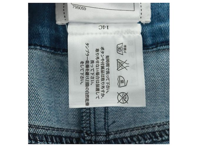 FALDA CHANEL DENIM AZUL CC Auth 169950V - vista 10