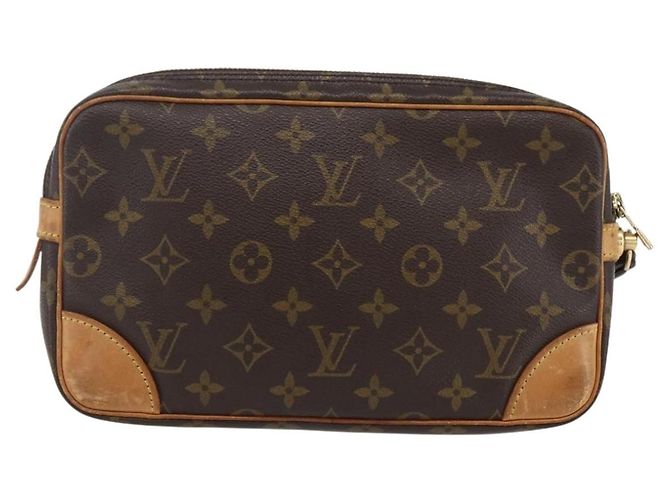 LOUIS VUITTON Clutch Marly Dragonne GM Monogram M51825 LV Auth ka2370 Monogramma - vista 2