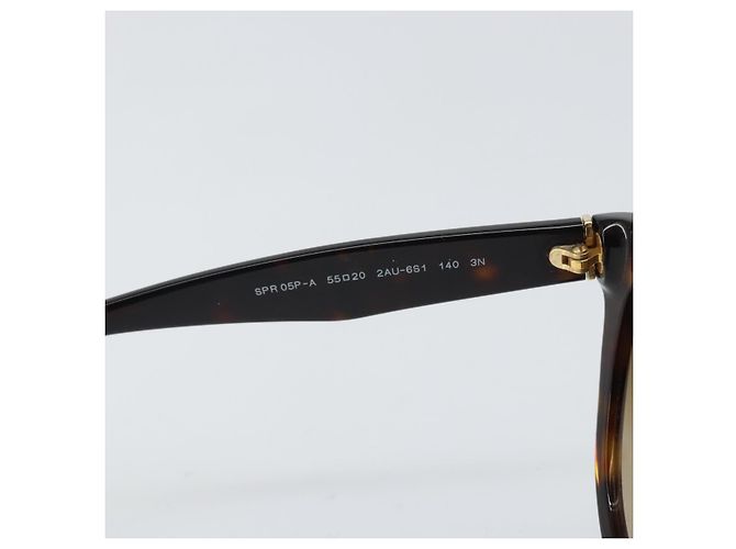 Gafas de sol PRADA de plástico marrón Auth bs33301 Castaño - vista 10