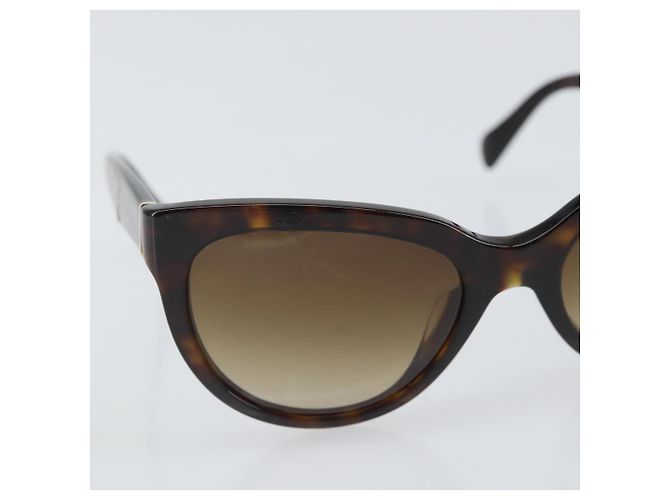 Gafas de sol PRADA de plástico marrón Auth bs33301 Castaño - vista 6