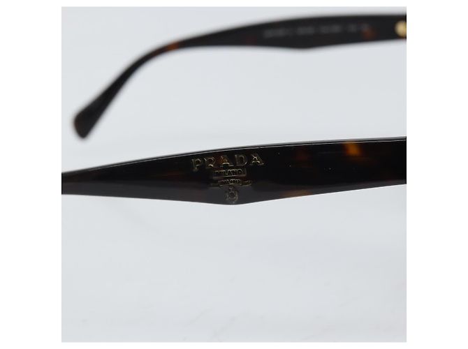 Gafas de sol PRADA de plástico marrón Auth bs33301 Castaño - vista 8
