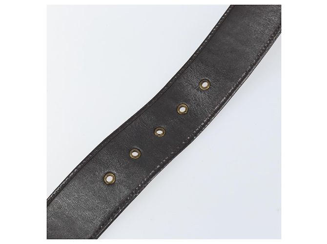 Cinto de lona Trotter Christian Dior 35,8"" Marrom Auth bs33374 - vista 10