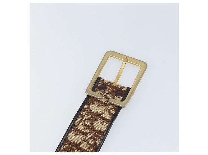 Cinto de lona Trotter Christian Dior 35,8"" Marrom Auth bs33374 - vista 6