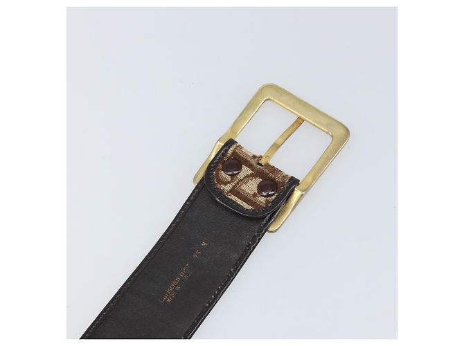 Cinto de lona Trotter Christian Dior 35,8"" Marrom Auth bs33374 - vista 7