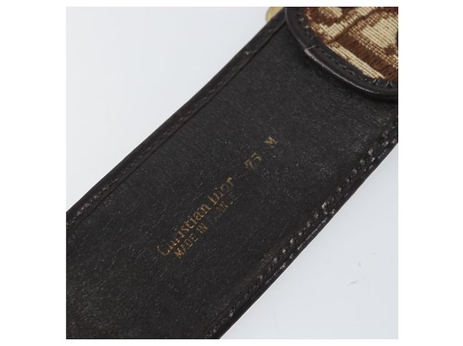 Cinto de lona Trotter Christian Dior 35,8"" Marrom Auth bs33374 - vista 8