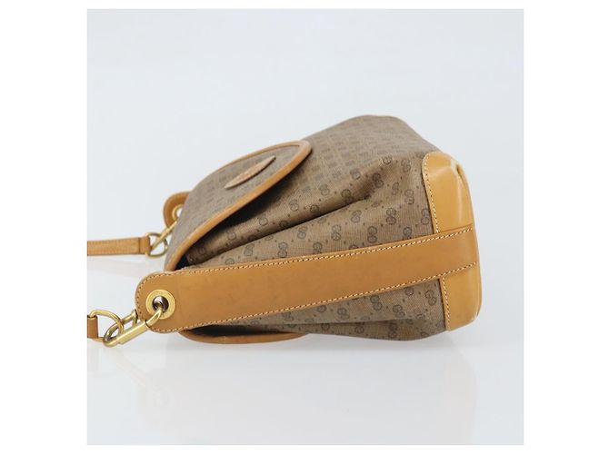 Gucci Borsa a Spalla Micro GG Supreme PVC Beige Oro 001 099 4084 Auth 169812 D'oro - vista 4