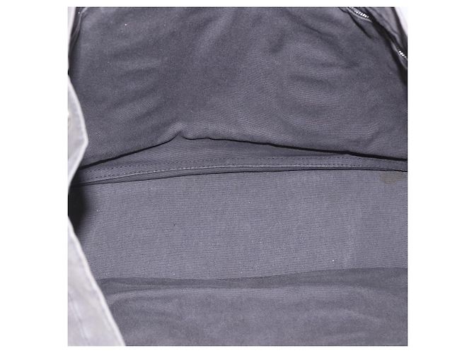 Hermès HERMES Fourre ToutMM Borsa a Mano in Tela Grigia Argento Auth ti3707 Marrone - vista 10