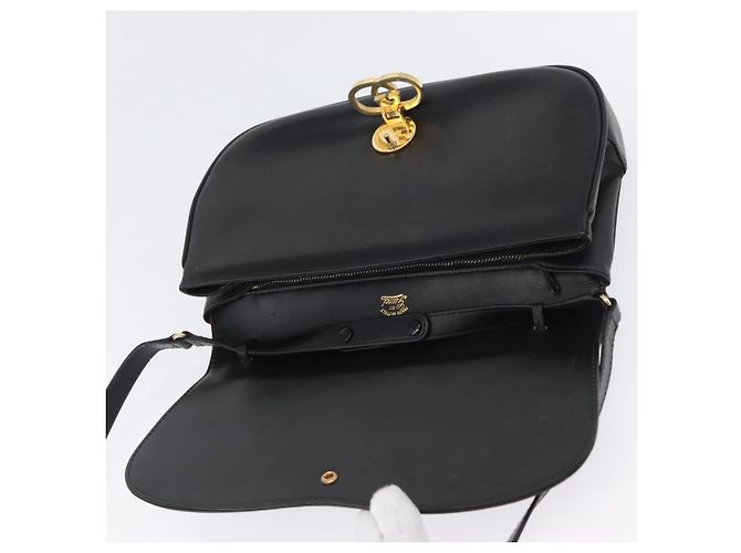 Borsa a Spalla in Pelle Gucci Oro Nero Auth BA10403 D'oro - vista 10