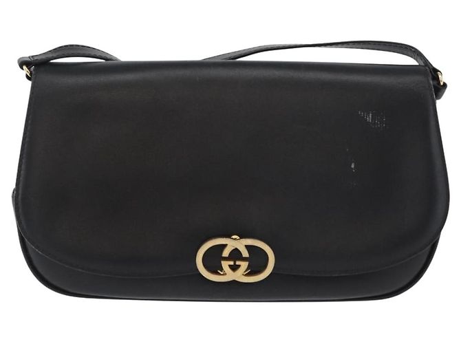 Borsa a Spalla in Pelle Gucci Oro Nero Auth BA10403 D'oro - vista 13