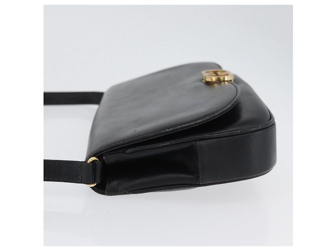 Borsa a Spalla in Pelle Gucci Oro Nero Auth BA10403 D'oro - vista 4
