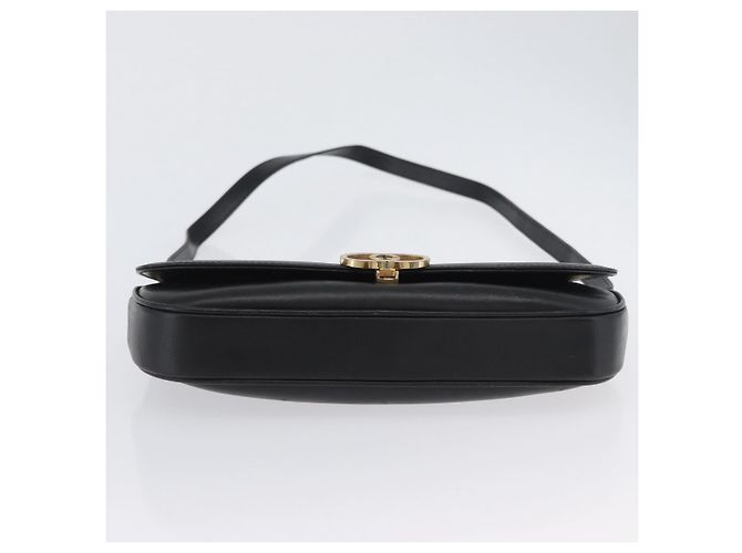 Borsa a Spalla in Pelle Gucci Oro Nero Auth BA10403 D'oro - vista 5