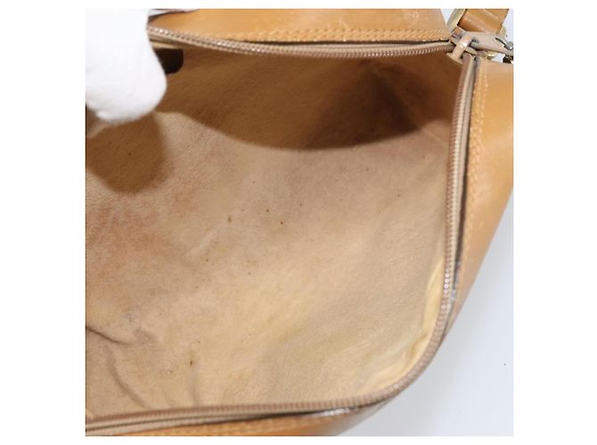 Borsa a Spalla GUCCI Micro GG Supreme Web Sherry Line PVC Beige Oro Auth 169606 D'oro - vista 11