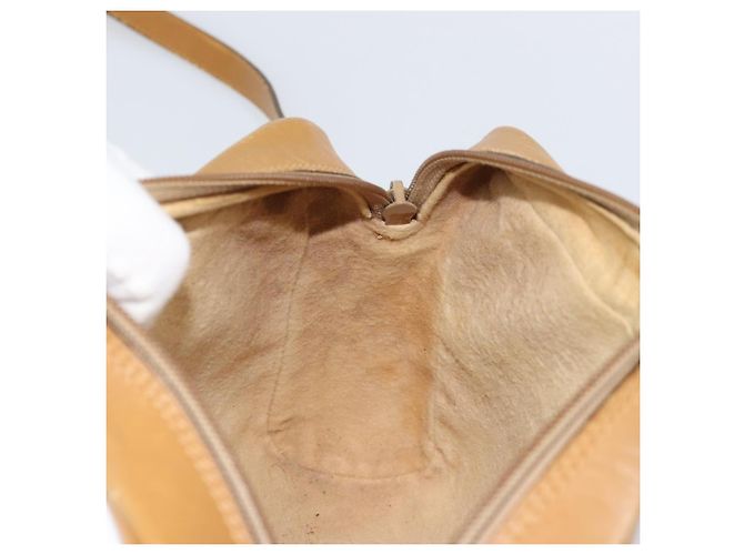 Borsa a Spalla GUCCI Micro GG Supreme Web Sherry Line PVC Beige Oro Auth 169606 D'oro - vista 20