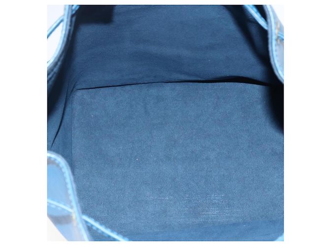 Noe LOUIS VUITTON Borsa a Spalla Petit Noé Epi Blu M44105 LV Auth ka2285 - vista 11