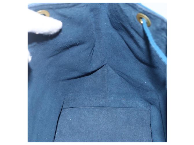 Noe LOUIS VUITTON Borsa a Spalla Petit Noé Epi Blu M44105 LV Auth ka2285 - vista 17