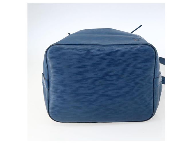Noe LOUIS VUITTON Borsa a Spalla Petit Noé Epi Blu M44105 LV Auth ka2285 - vista 5