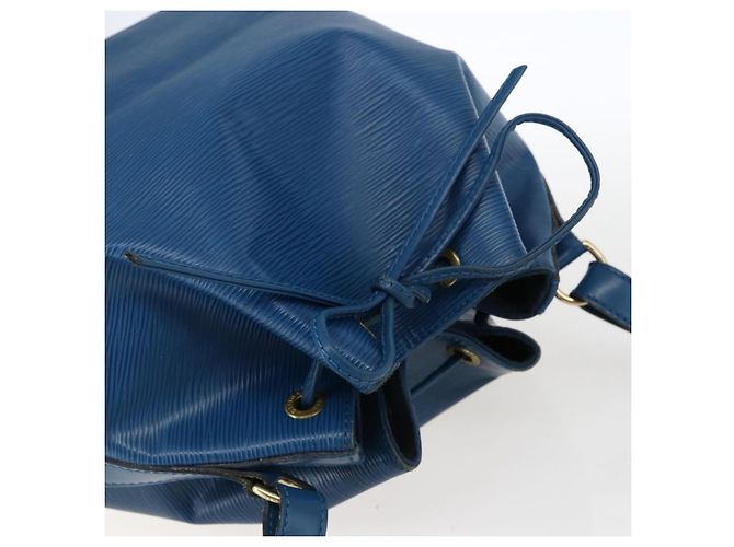 Noe LOUIS VUITTON Borsa a Spalla Petit Noé Epi Blu M44105 LV Auth ka2285 - vista 6