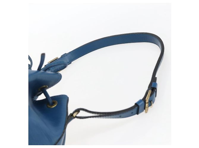 Noe LOUIS VUITTON Borsa a Spalla Petit Noé Epi Blu M44105 LV Auth ka2285 - vista 8