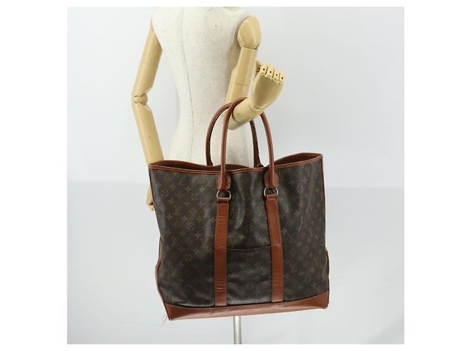 LOUIS VUITTON Borsa Tote Weekend GM Monogram M42420 LV Auth 169314 Monogramma - vista 21