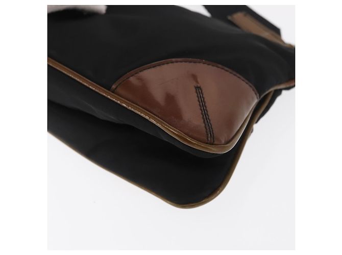 Borsa a Spalla PRADA Nylon Nero Argento Autentica 171630 - vista 14