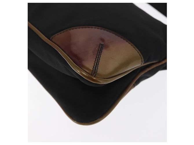 Borsa a Spalla PRADA Nylon Nero Argento Autentica 171630 - vista 16