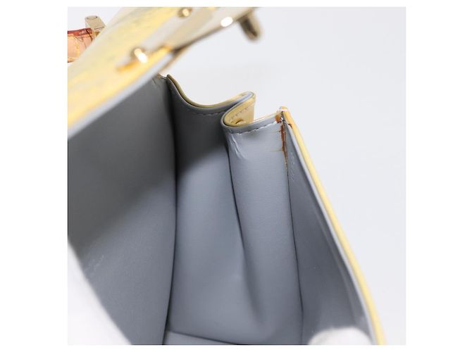 LOUIS VUITTON Borsa a mano Spring street Monogram Vernis Grigio M91029 LV Auth 171166 - vista 21